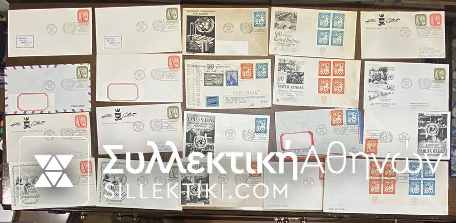 20 FDC N.Y. UN